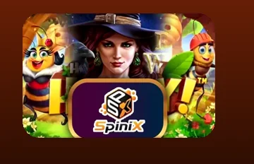 โลโก้ค่ายสล็อต SpinIX บน SUPERSLOT